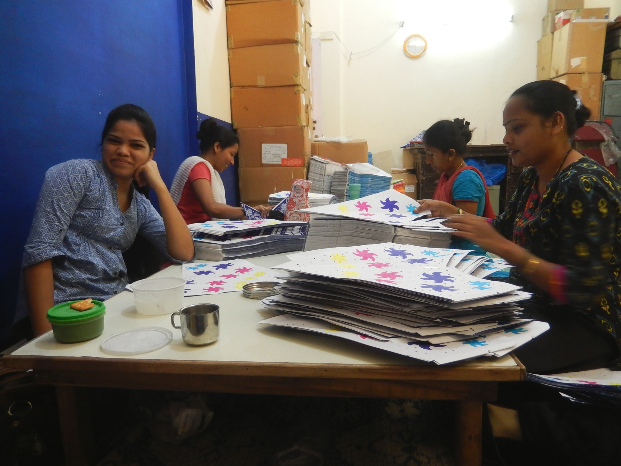 Handmaking a Paper Starlights star